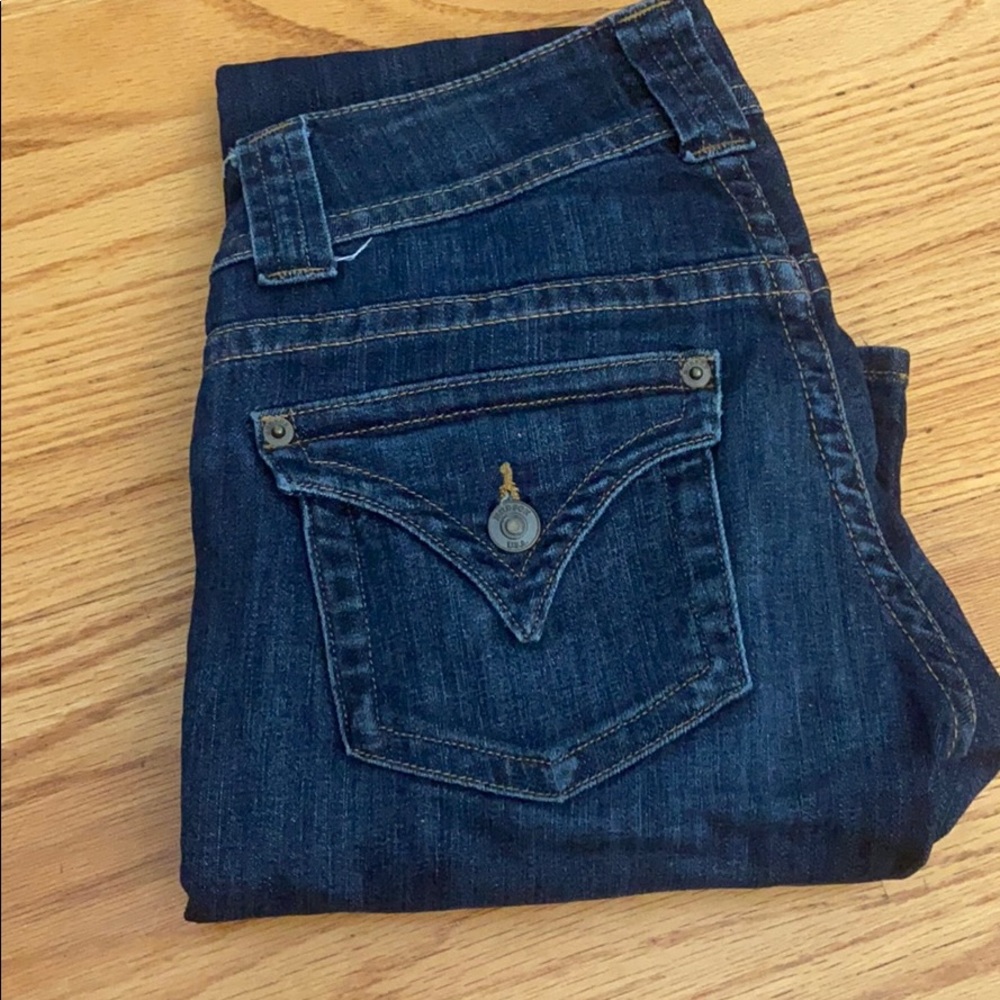 Dark wash Hudson jeans